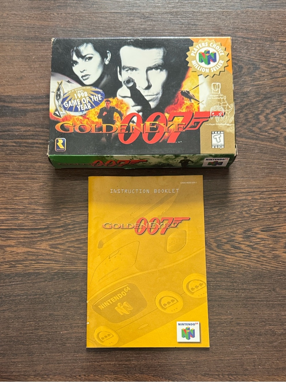 Goldeneye 007 N64 Nintendo Box Only With Manual Original Authentic